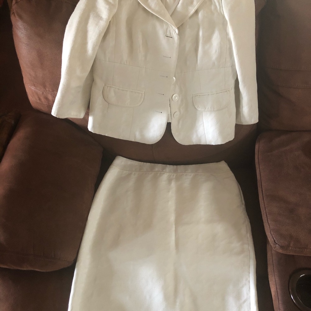 Nine West Suit 10P: 3/4 sleeve blazer & skirt